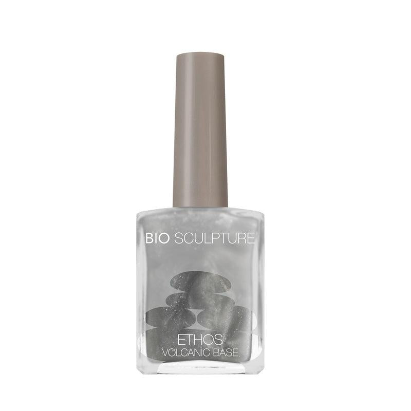 Bottle of Bio Sculpture Ethos Volcanic Base nail treatment