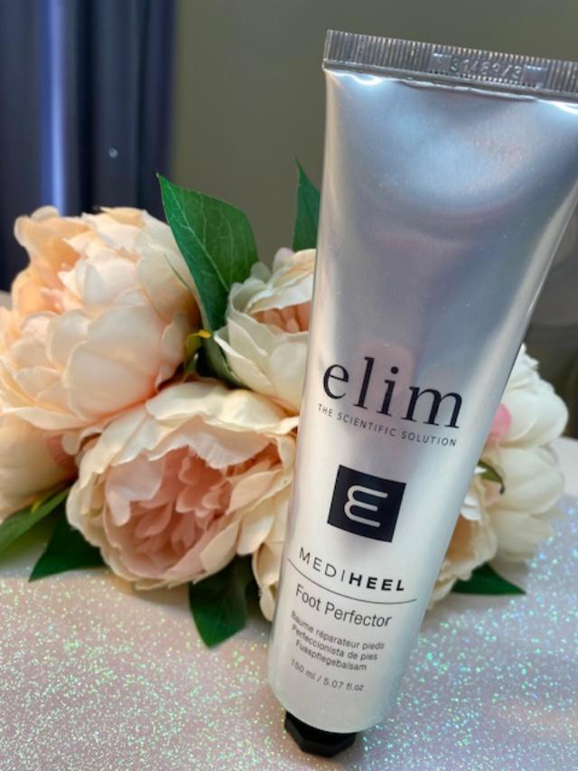 Elim Medi Heel Foot Protector container in a spa setting