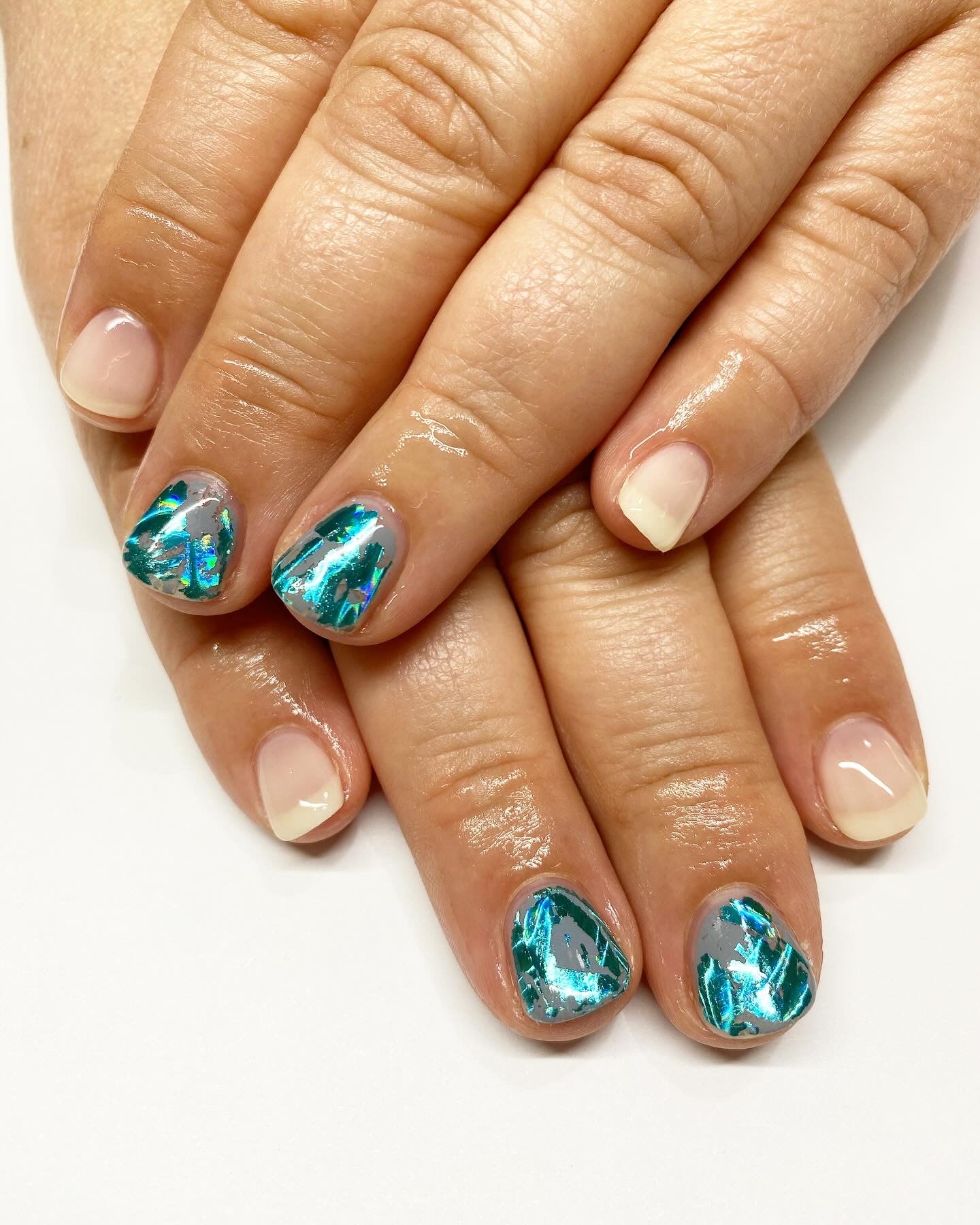 Stunning nails with shimmer